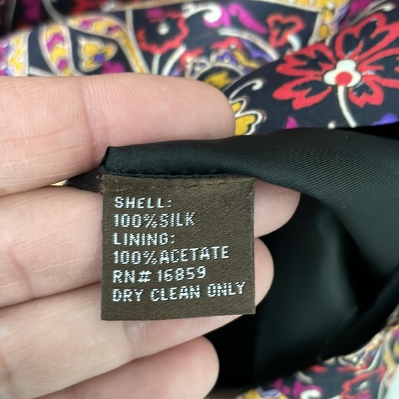 J. McLaughlin Paisley Silk Swing Dress - Picture 7 of 7